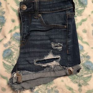 American Eagle Outfitters Dark Blue Jean Shorts